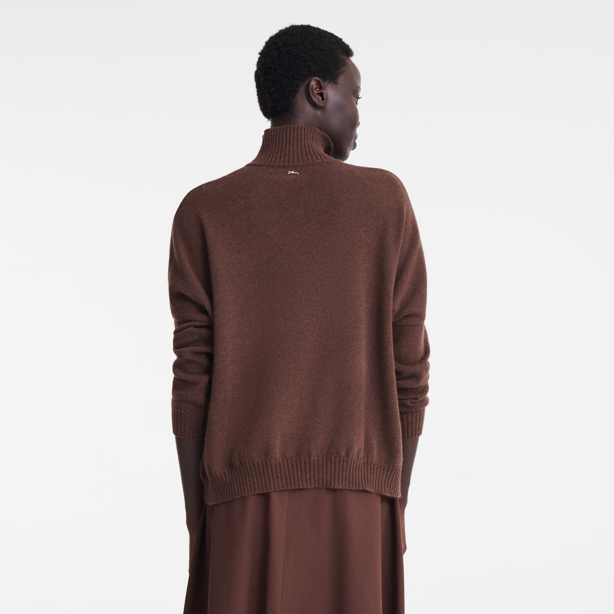 Maglione con colletto alto