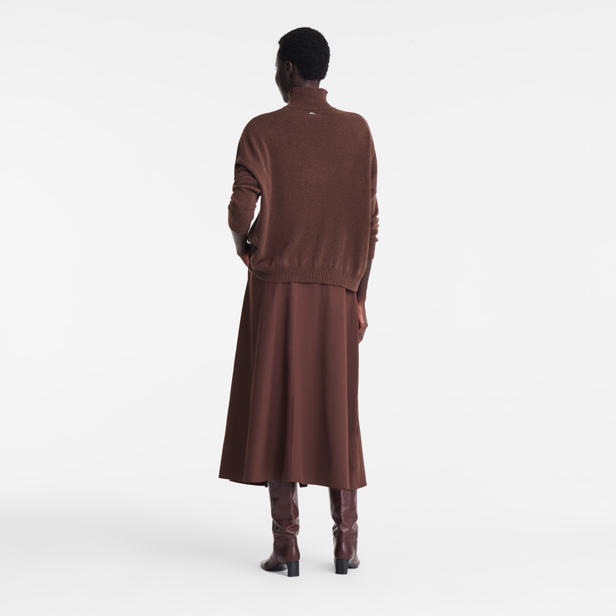Maglione con colletto alto