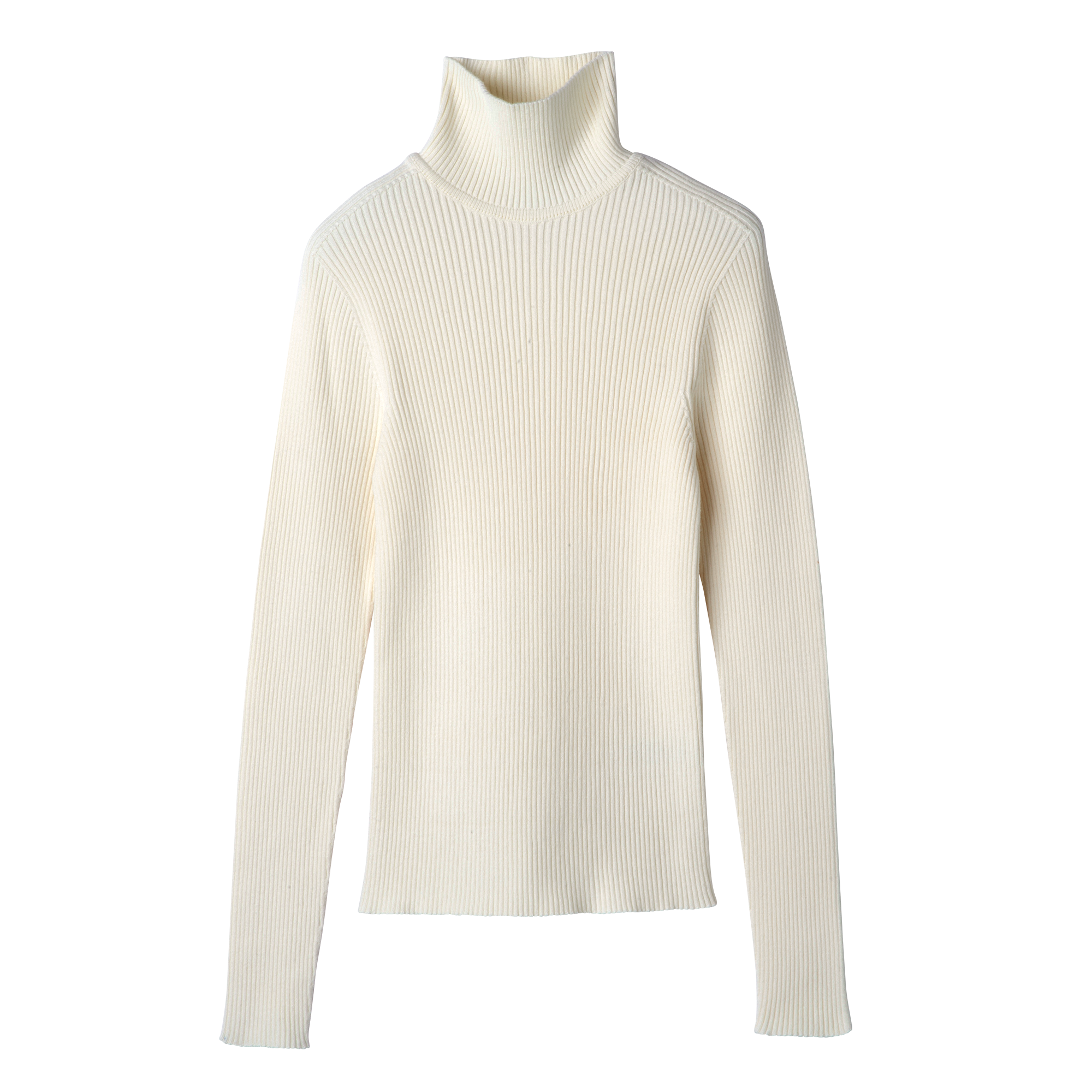 Maglione aderente con colletto alto